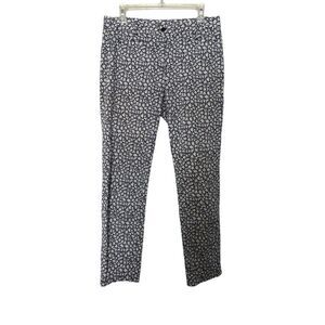 Woman's Brooks Brothers Natalie Fit SZ 6 Floral Office Pant Preppy Tapered Leg